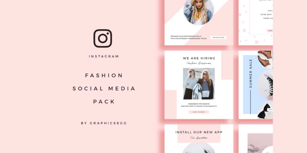 100+ Best Instagram Post Templates to Gain More Followers 258 Fashion Social Media Instagram Banner Template