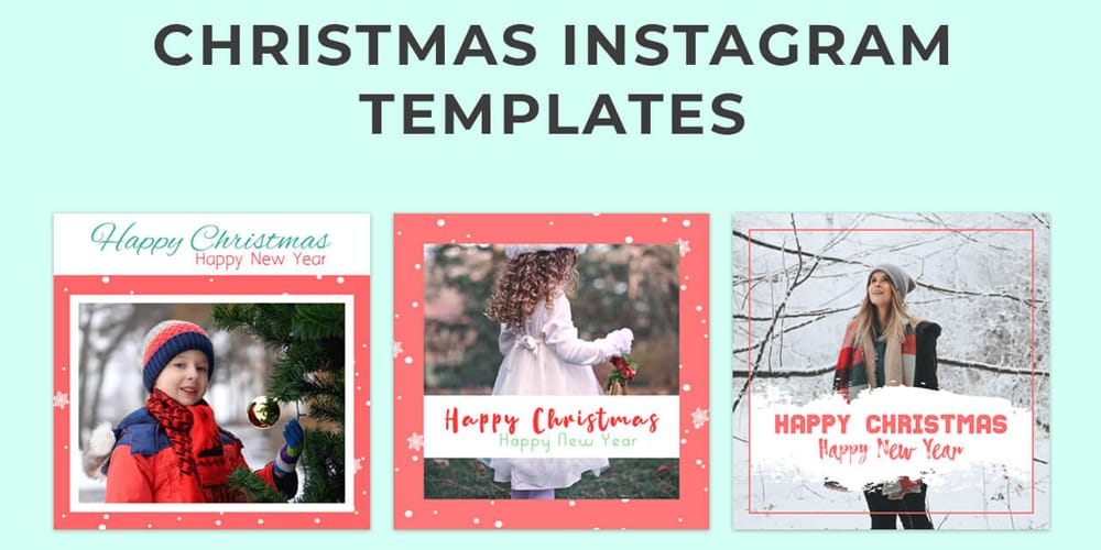 100+ Best Instagram Post Templates to Gain More Followers 236 Free Christmas Instagram Templates PSD