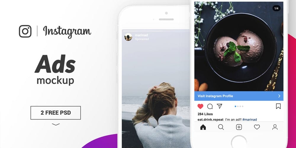 100+ Best Instagram Post Templates to Gain More Followers 199 Free Instagram Ads Mockup