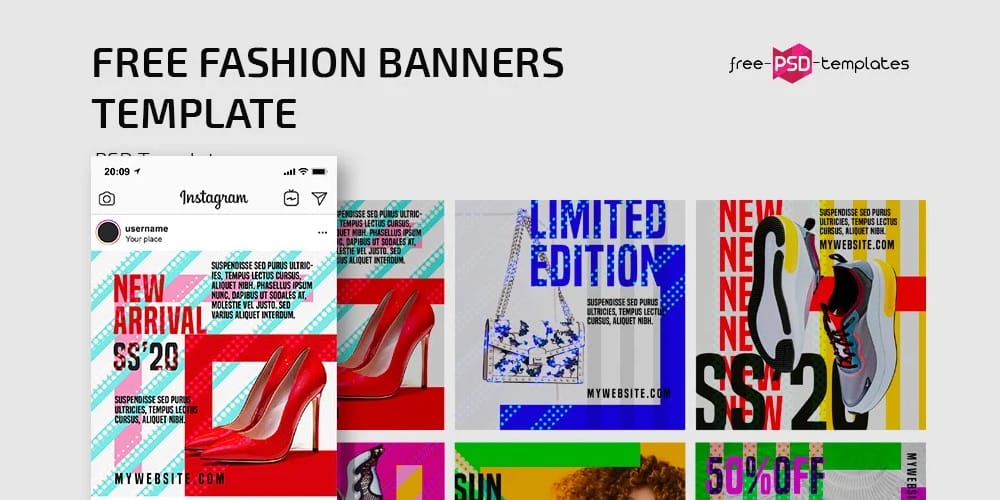 100+ Best Instagram Post Templates to Gain More Followers 271 Free Instagram Banners Template