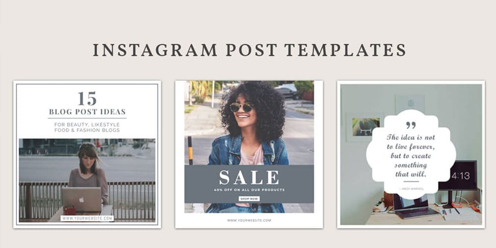 100+ Best Instagram Post Templates to Gain More Followers 100 Free Instagram Post Templates PSD
