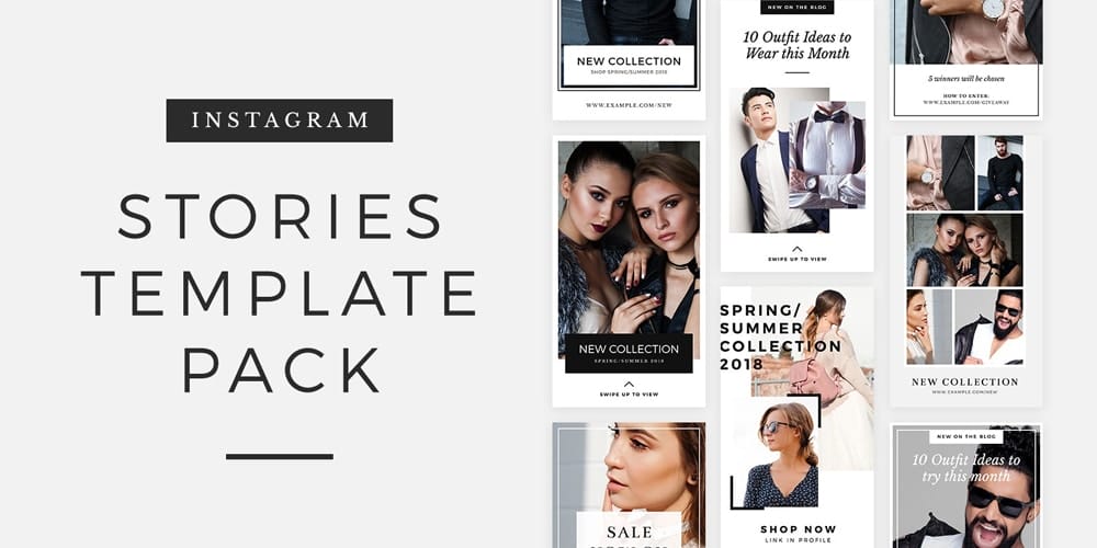 100+ Best Instagram Post Templates to Gain More Followers 52 Free Instagram Stories Template Pack