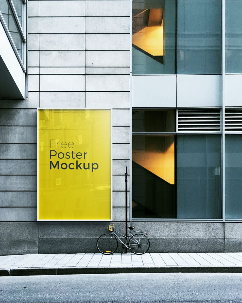 Free Poster And Billboard Mockups 2 Free Poster And Billboard Mockups