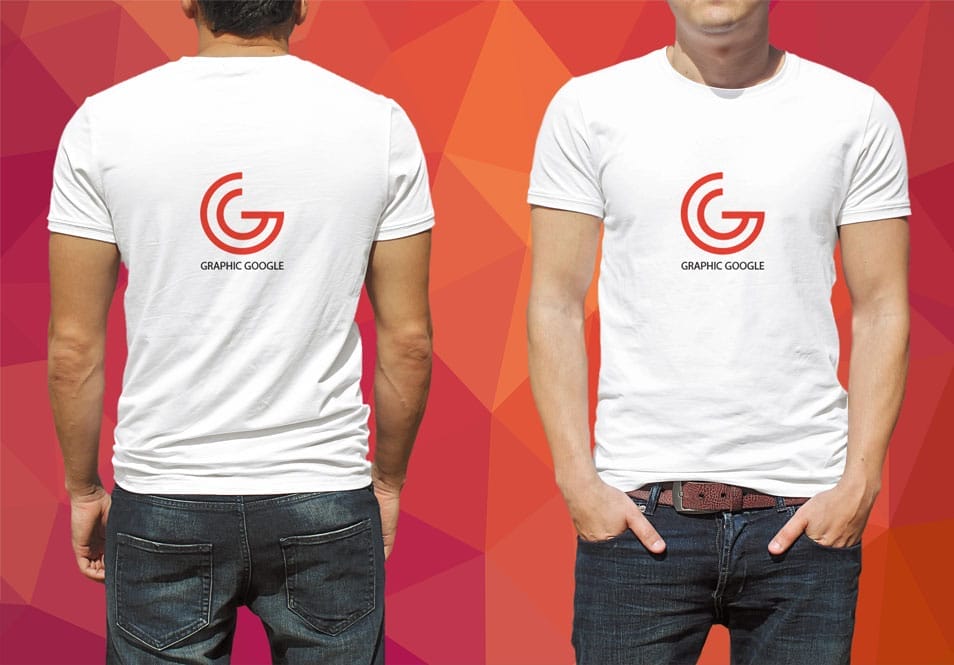 Free T-Shirt Mockup for Logo Branding 2 Free T-Shirt Mockup for Logo Branding