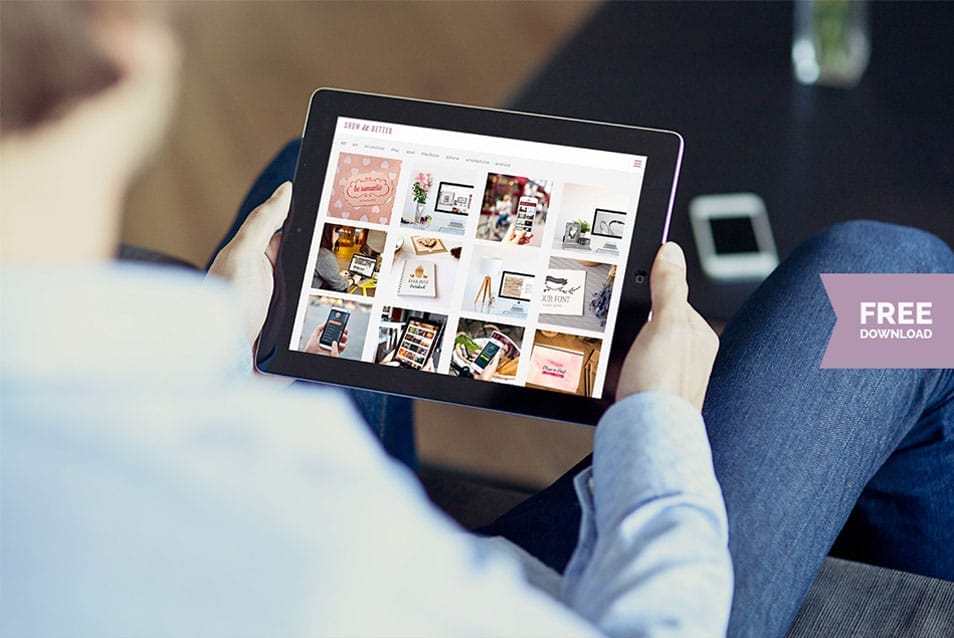 Free iPad Photo Mockup 2 Free iPad Photo Mockup