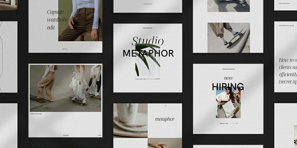 100+ Best Instagram Post Templates to Gain More Followers 73 Fren Social Media Templates