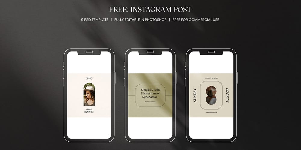 100+ Best Instagram Post Templates to Gain More Followers 291 Holmes Instagram Post Template