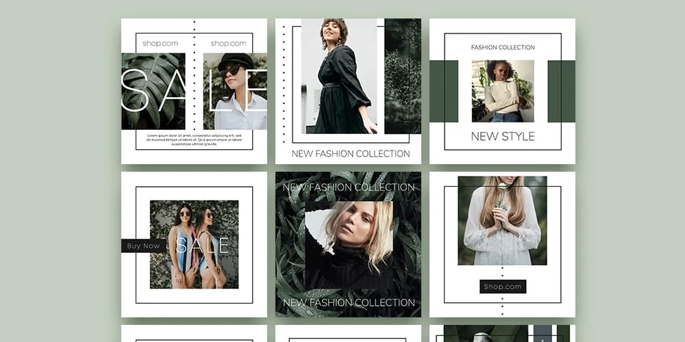 100+ Best Instagram Post Templates to Gain More Followers 274 Instagram Fashion Post Template