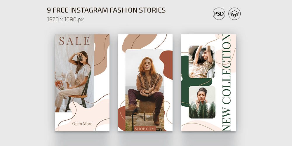 100+ Best Instagram Post Templates to Gain More Followers 266 Instagram Fashion Stories Templates