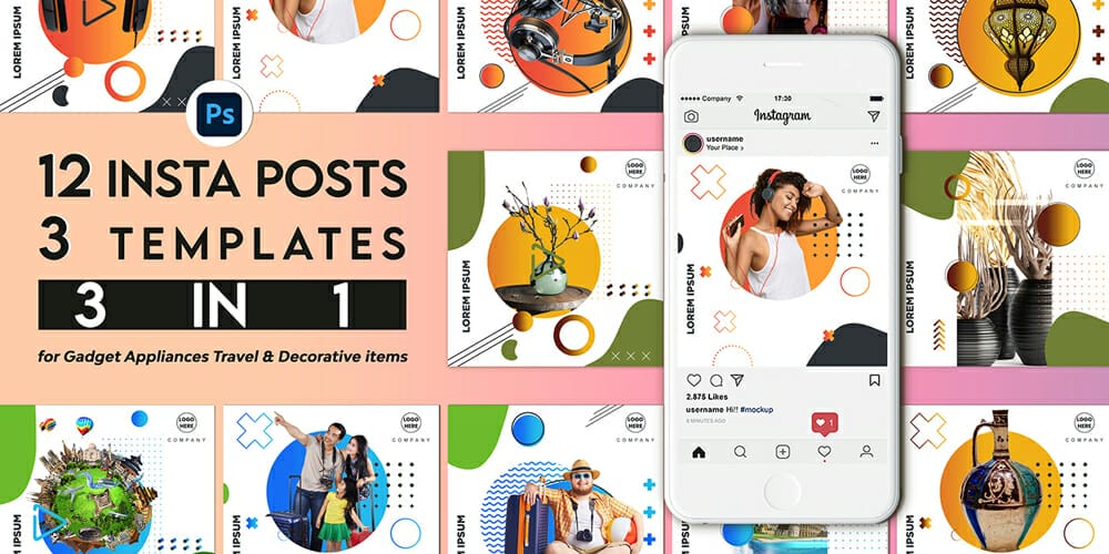 100+ Best Instagram Post Templates to Gain More Followers 75 Instagram Post and Ads Templates