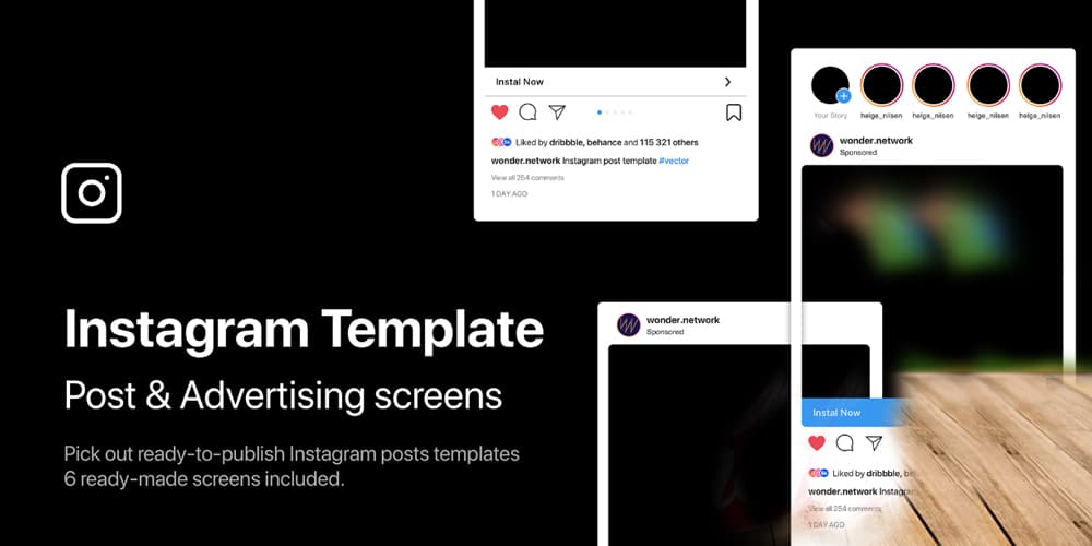 100+ Best Instagram Post Templates to Gain More Followers 177 Instagram Post and Advertising Templates