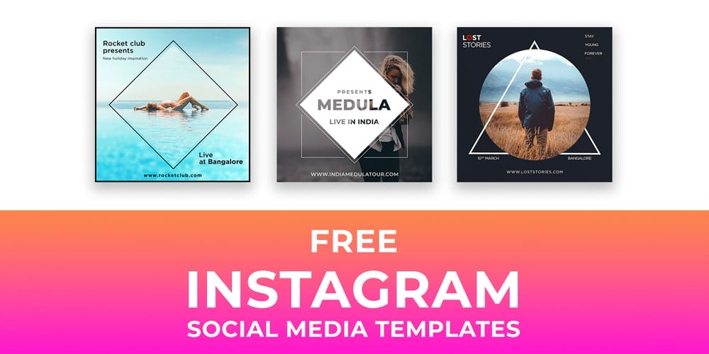 100+ Best Instagram Post Templates to Gain More Followers 169 Instagram Social Media Pack