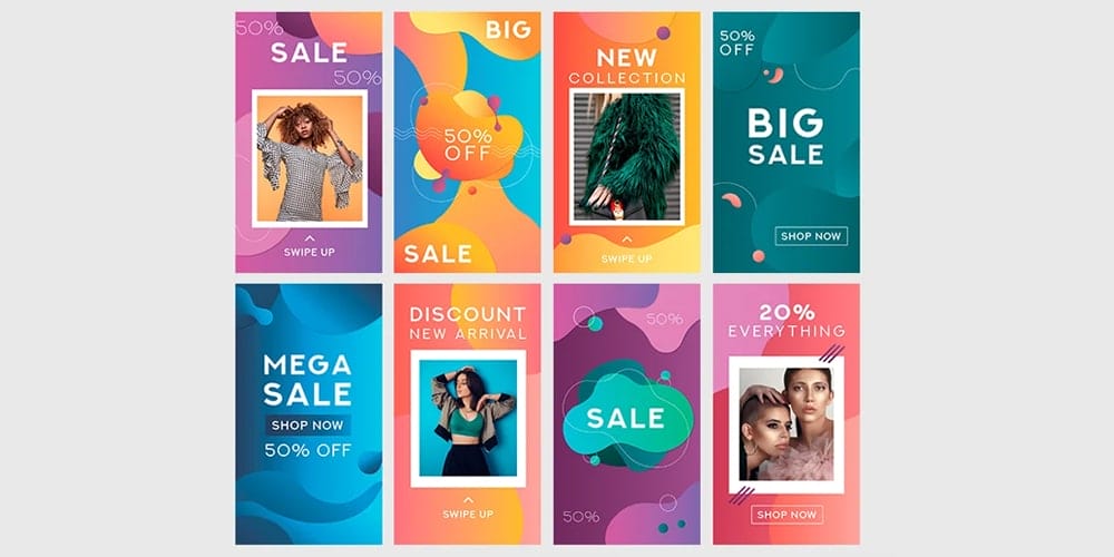 100+ Best Instagram Post Templates to Gain More Followers 129 Instagram Stories Banners Template