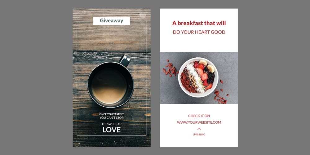 100+ Best Instagram Post Templates to Gain More Followers 197 Instagram Stories Starter Pack PSD