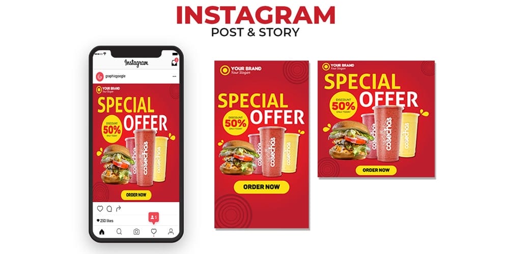 100+ Best Instagram Post Templates to Gain More Followers 168 Instagram Story and Post Templates
