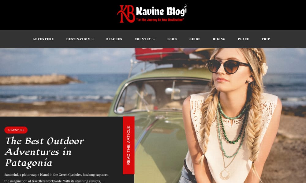 50+ Popular Free Personal Blog WordPress Themes 2024 50 Kavine Blog
