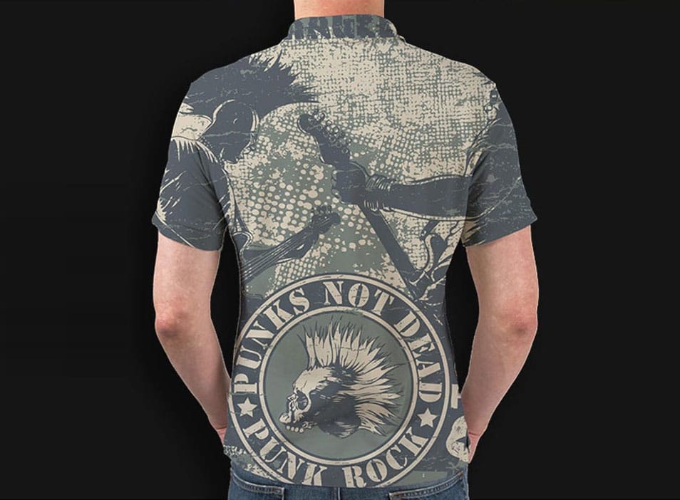 Men Polo T-shirt Mockup 2 Men Polo T-shirt Mockup