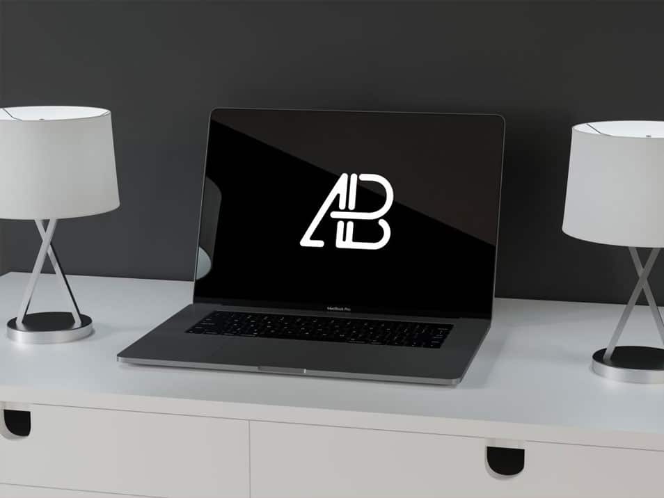 Modern Macbook Pro Mockup 2 Modern Macbook Pro Mockup