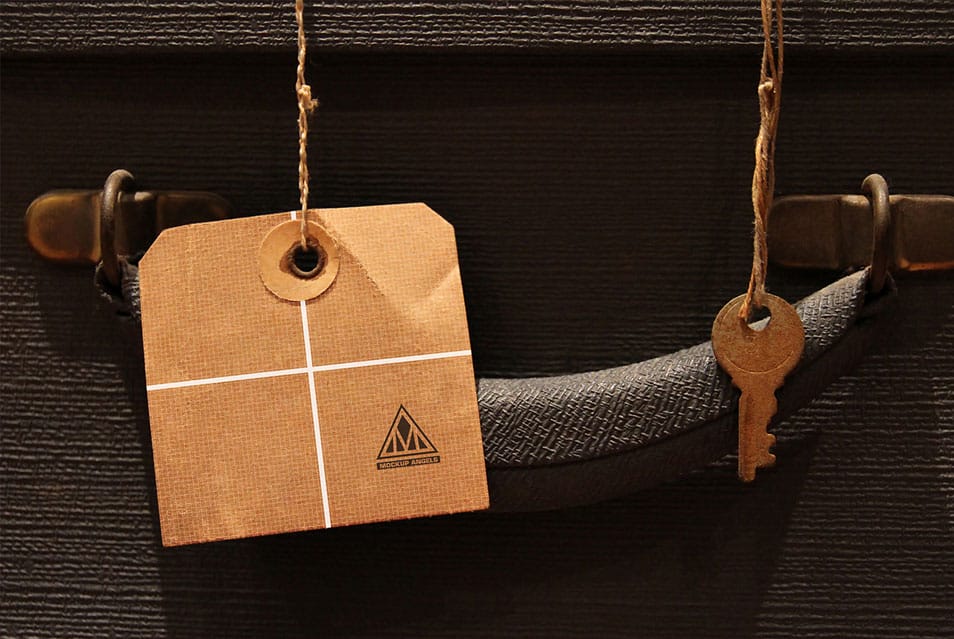 Paper Label Tag Mockup 2 Paper Label Tag Mockup