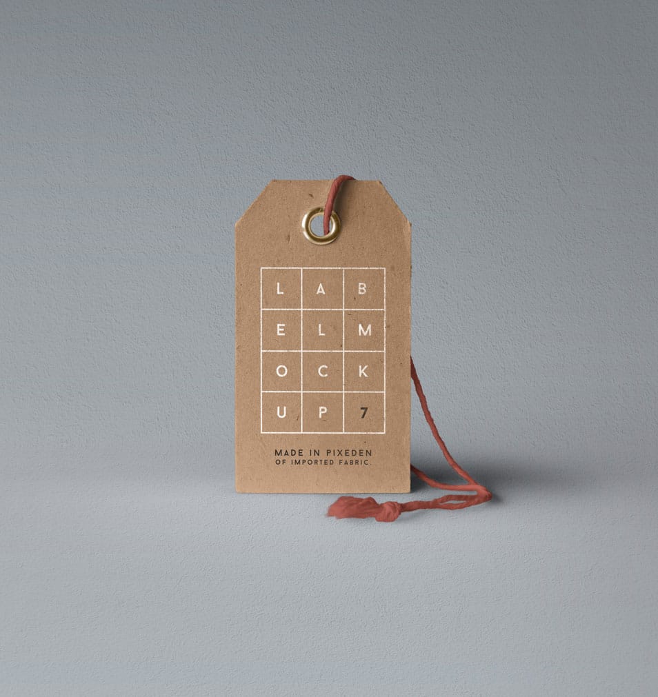 PSD Label Brand Mockup 2 PSD Label Brand Mockup