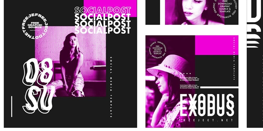 100+ Best Instagram Post Templates to Gain More Followers 262 Purple Street Social Media Post Template