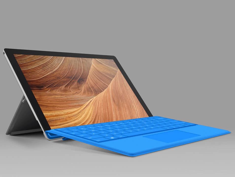 Surface 4 Pro Tablet Mockup 2 Surface 4 Pro Tablet Mockup