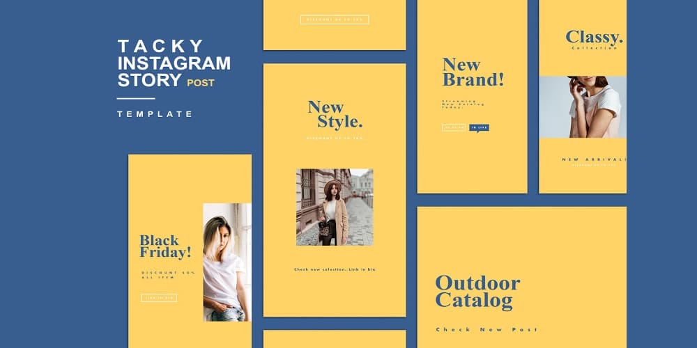 100+ Best Instagram Post Templates to Gain More Followers 270 Tacky Instagram Story Template