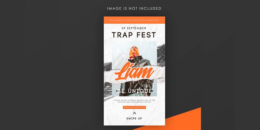 100+ Best Instagram Post Templates to Gain More Followers 234 Trap Festival Instagram Story Template