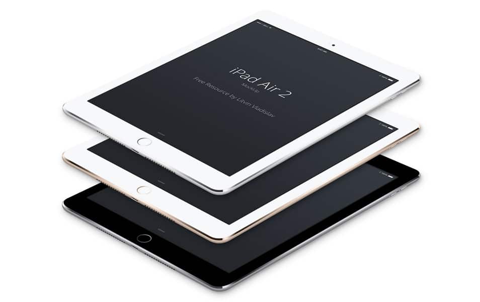 iPad Air 2 Perspective MockUp 2 iPad Air 2 Perspective MockUp