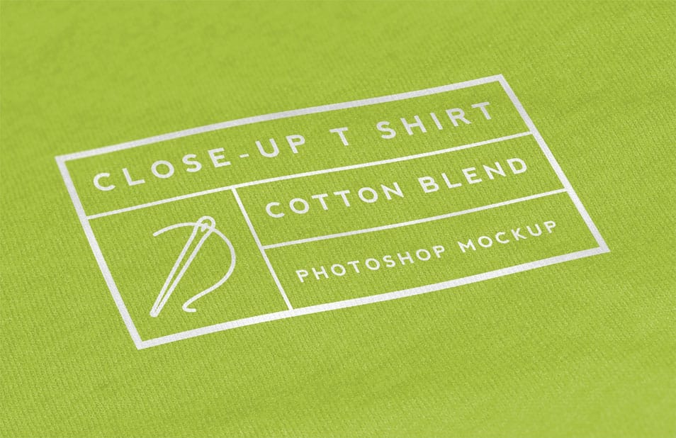 Close-Up T Shirt Mockup 2 Close-Up T Shirt Mockup