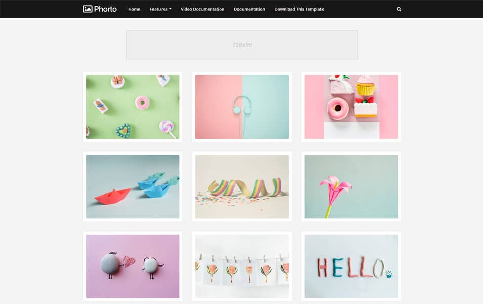 40+ Latest Free Gallery Style Blogger Templates 2022 1 Phorto Responsive Blogger Template