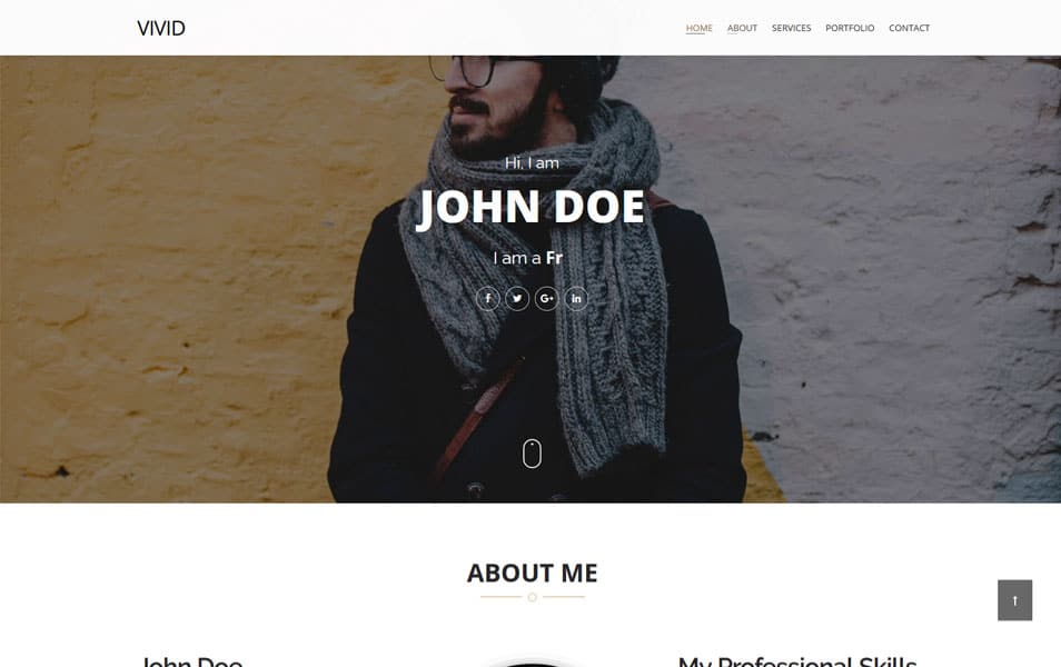 Vivid Responsive Blogger Template