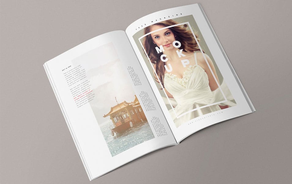 3 Free Magazine Mockup Templates