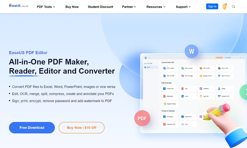 25+ Best PDF Editors That You May Not Know 2026 37 EaseUS PDF Editor