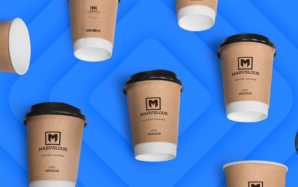 Free Awesome Coffee Cup Mockup