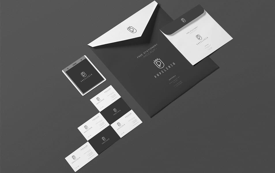 Free Beautiful Envelope Mockup PSD