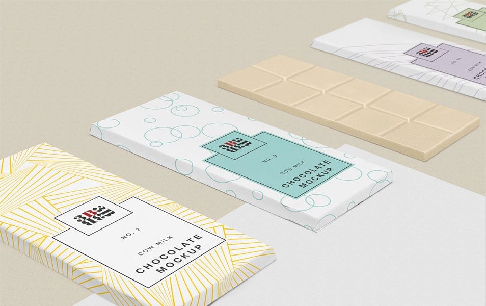 Free Cool Chocolate Bar Mockup