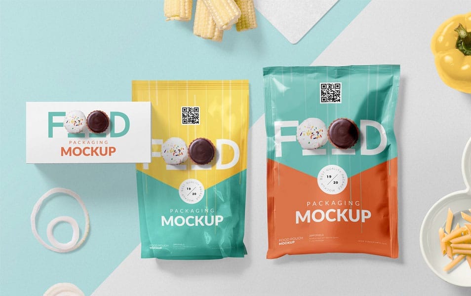 Free Food Packaging Mockup PSD