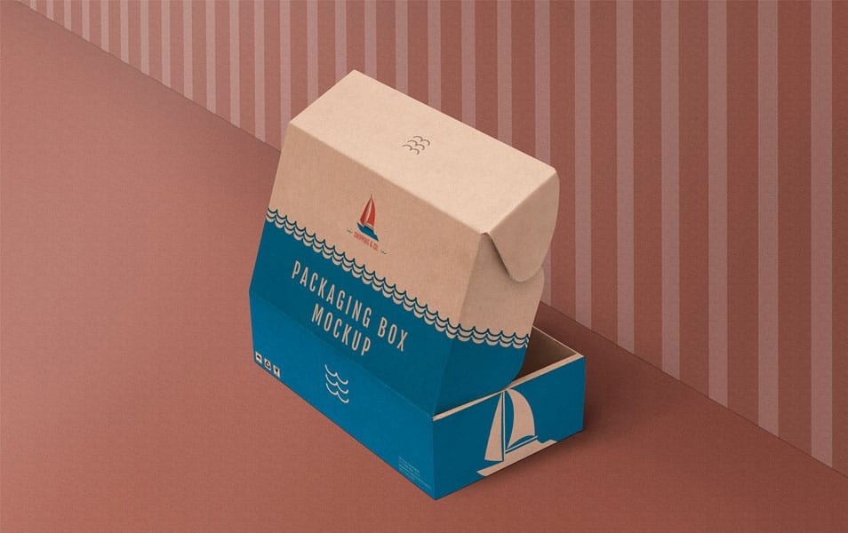 Free Product Box Mockup