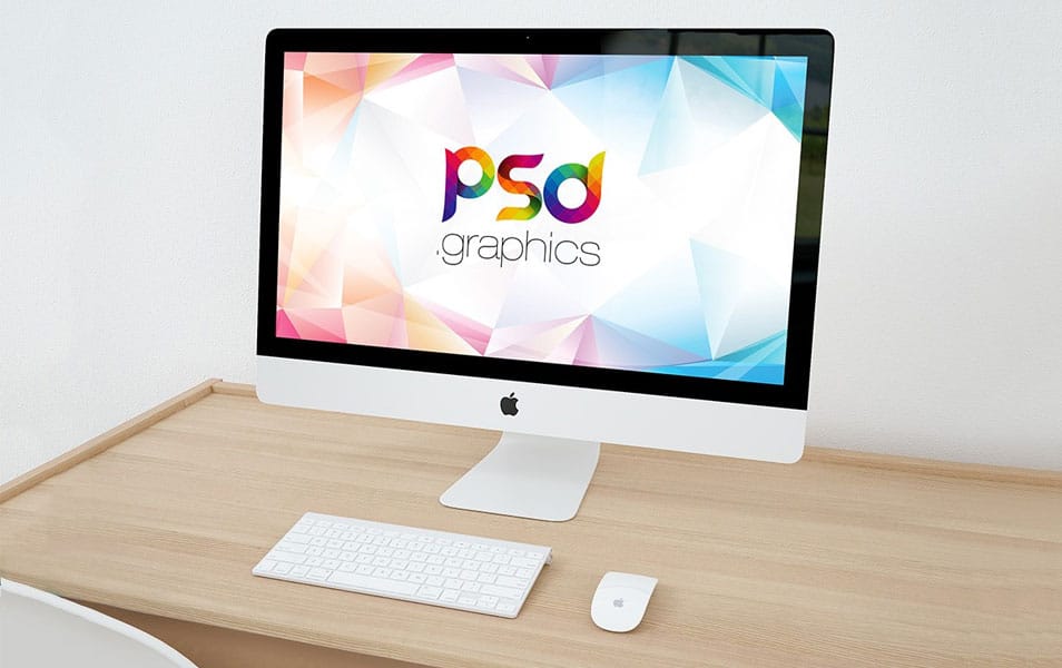 Free iMac Mockup PSD