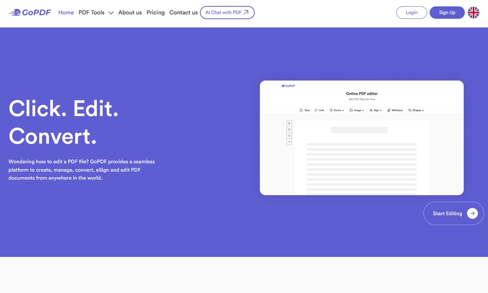 25+ Best PDF Editors That You May Not Know 2024 22 GoPDF