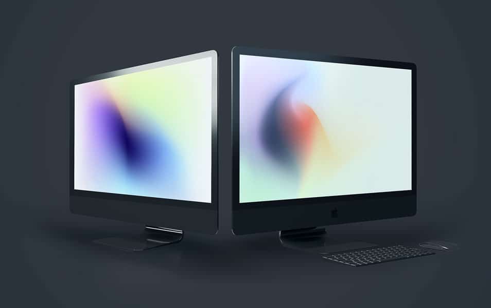 The Ultimate Collection of 2000+ Free Mockup Templates PSD Designs 5 Minimal iMac Pro Mockup