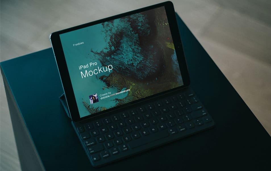 iPad Pro Mockup Sketch and PSD
