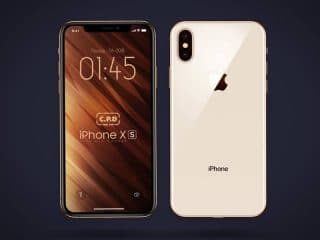 iPhone XS iPhone XS Max and iPhone XR Mockup Templates