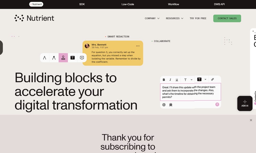 25+ Best PDF Editors That You May Not Know 2024 1 nutrient