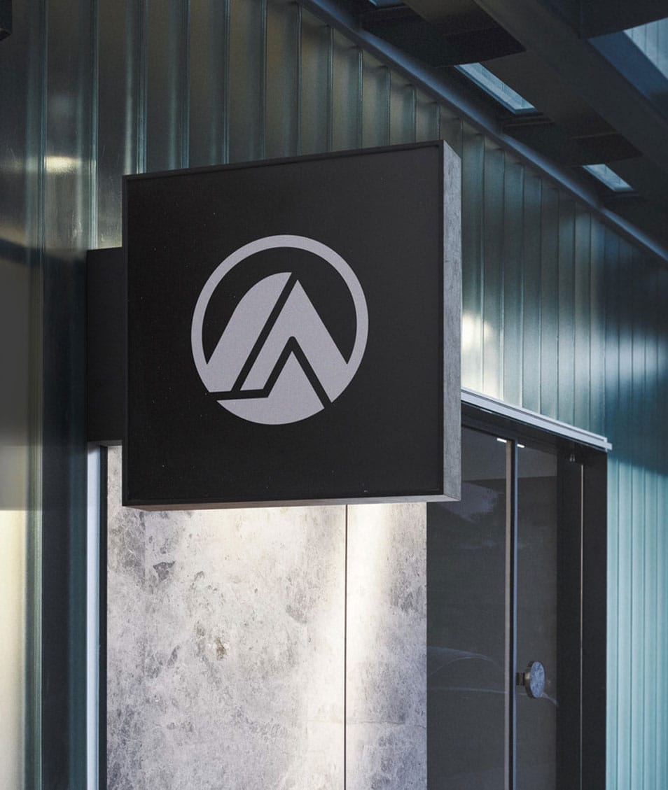 Black and White Sign Mockup 2 Black and White Sign Mockup