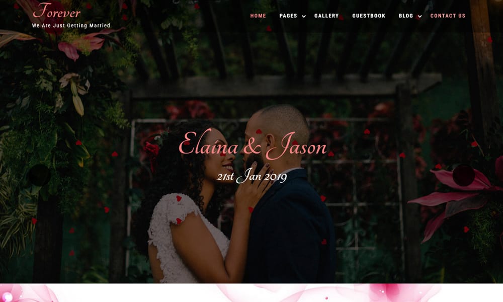 20+ Best Free Responsive Wedding WordPress Themes 2025 39 Forever Lite