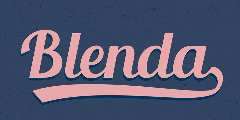 Free Calligraphy Fonts 60 Blenda Script