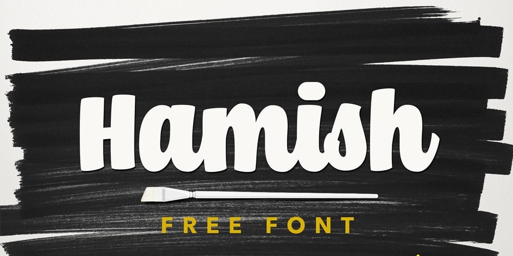 Free Calligraphy Fonts 94 Hamish Font