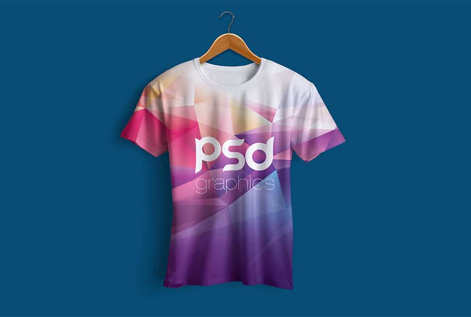 Hanging T-Shirt Mockup PSD 2 Hanging T-Shirt Mockup PSD